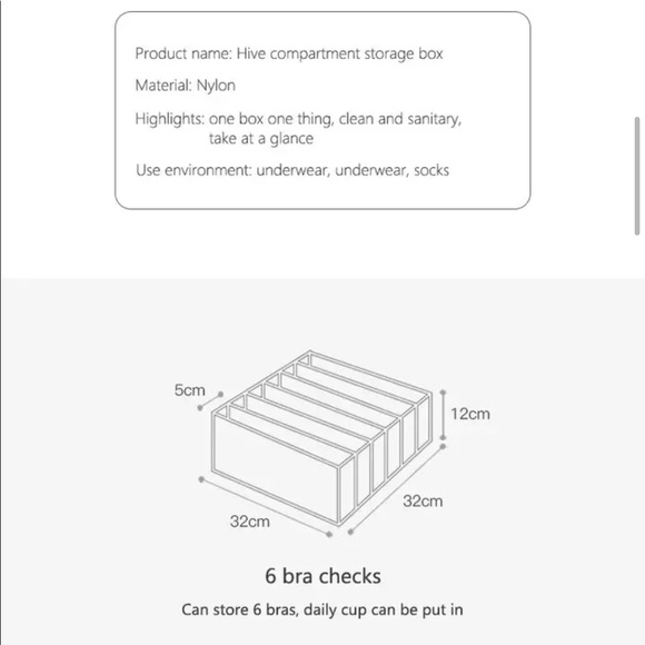Underwear organizer - Picture 2 of 3